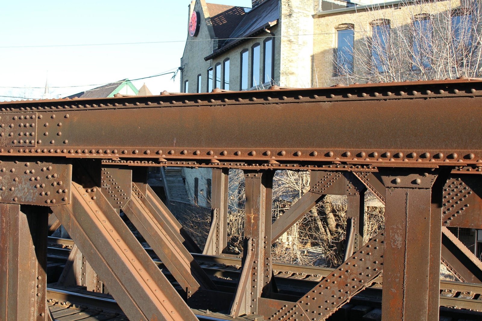 Top chord, south truss